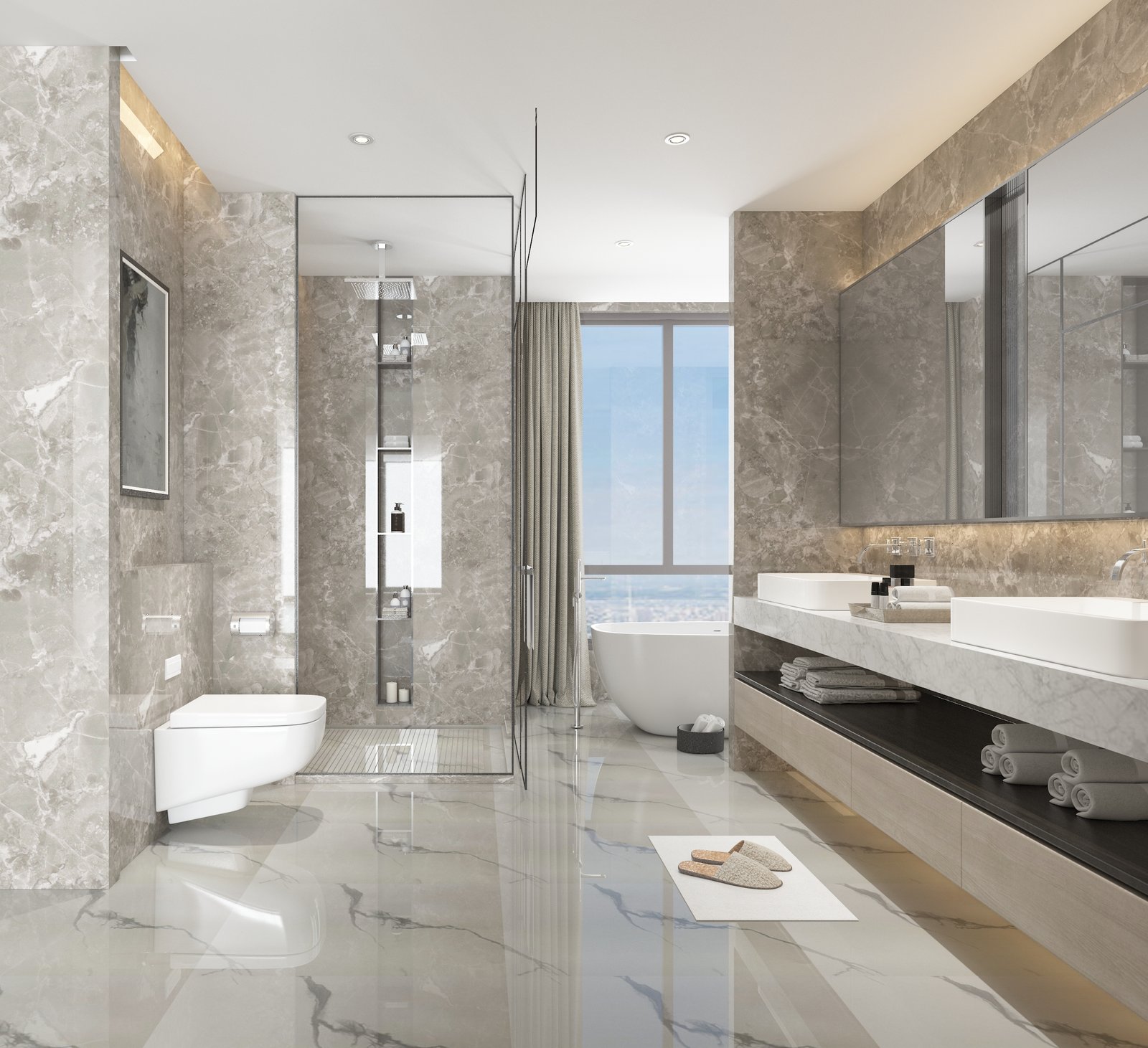 Charmain Flooring — CVG-C07 White Calacatta